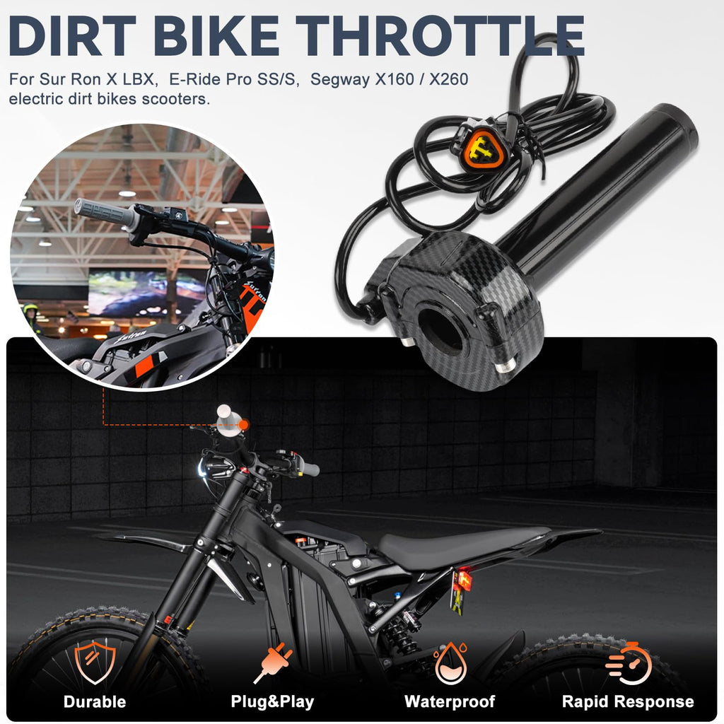 Waterproof Twist Throttle Kit for Electric Dirt Bike X2175