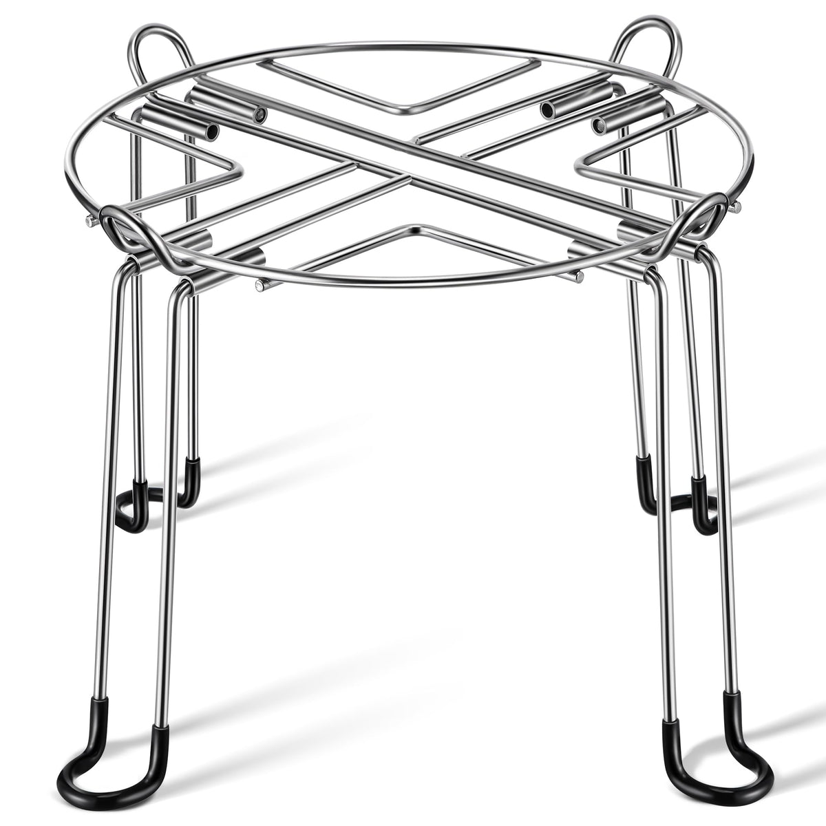 10" Diameter 8" Tall Stainless Steel Gravity Fed Water Filter Stand X322