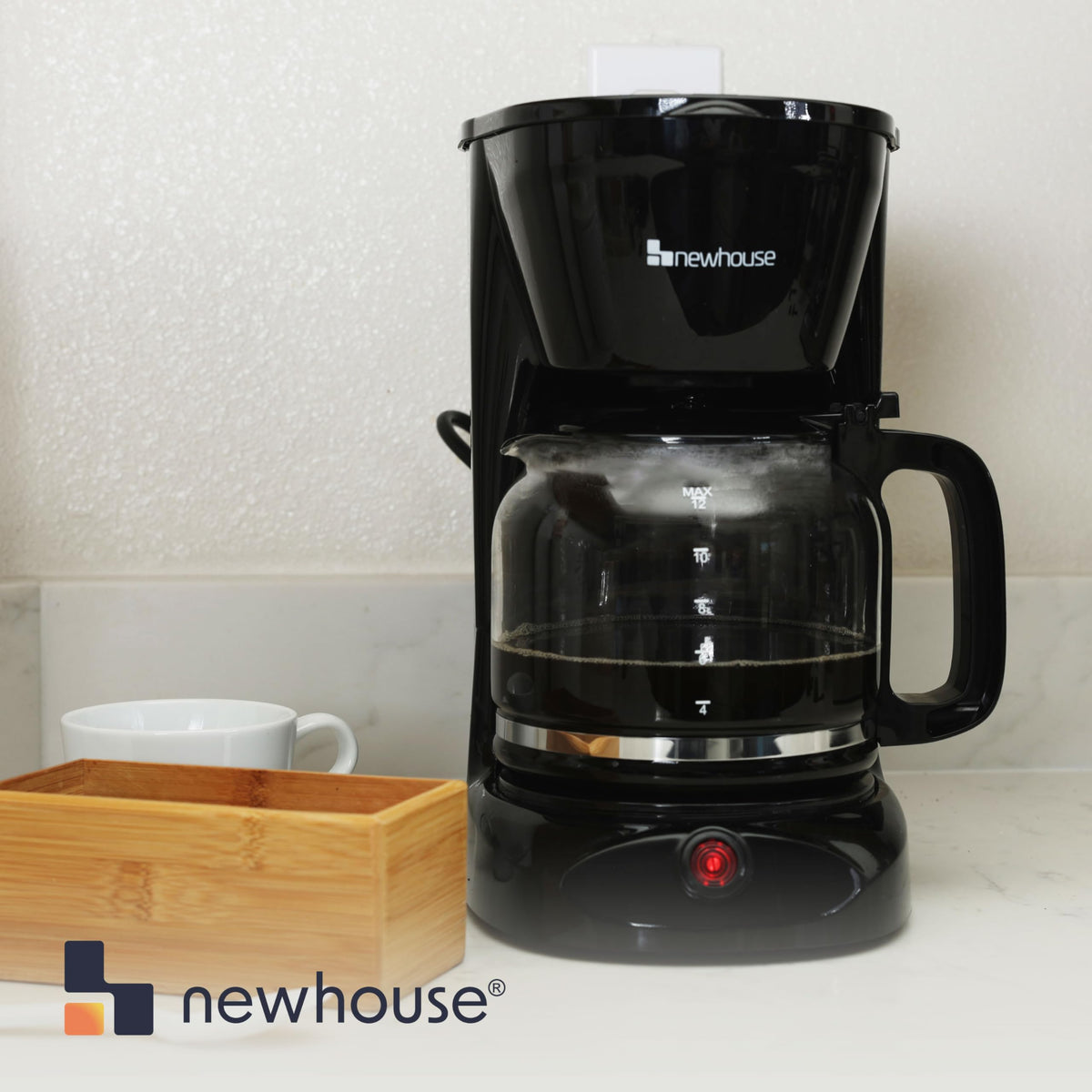 12 Cup Electric Coffee Maker with Auto Shut Off T41106