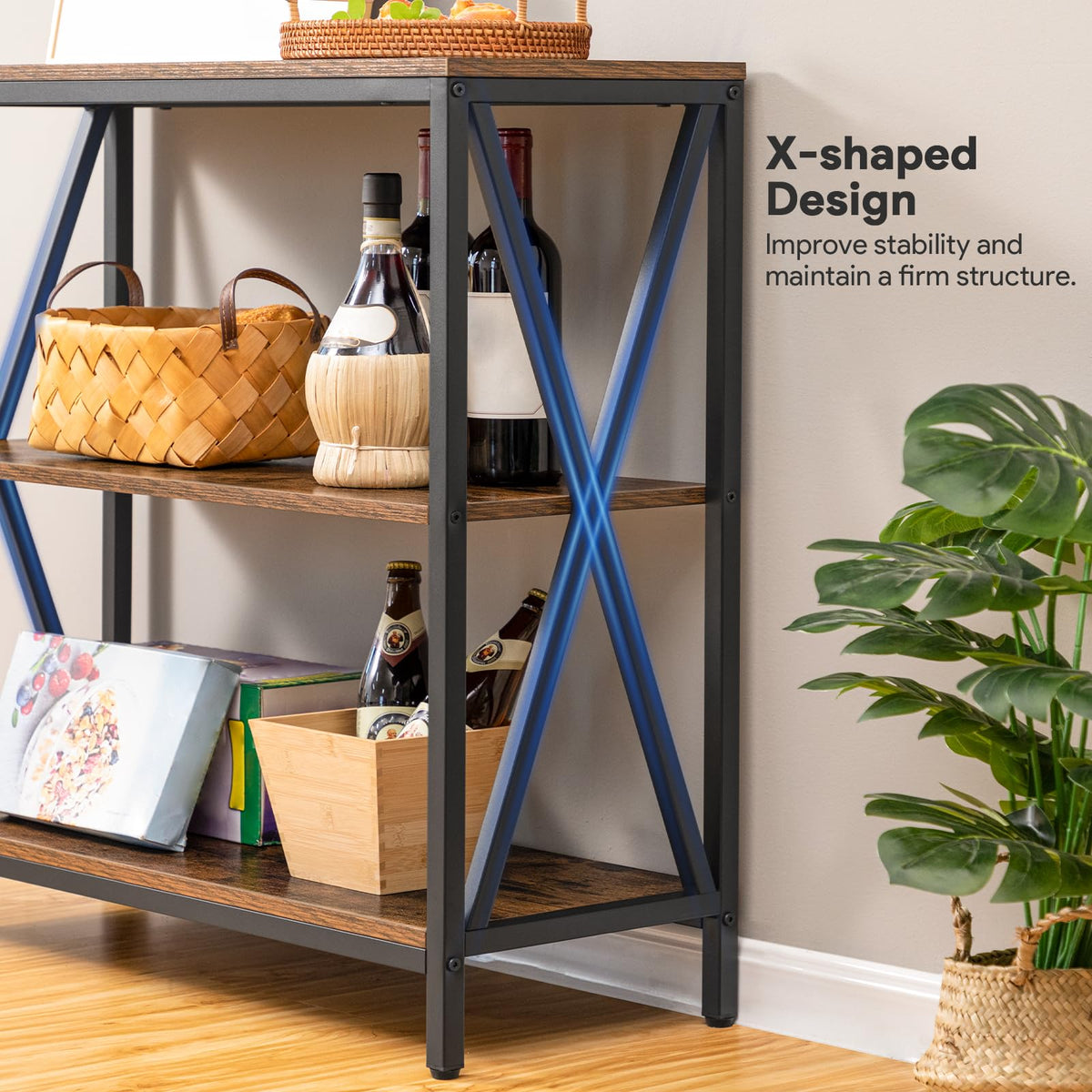 31.5" 3-Tier Console Table M64291