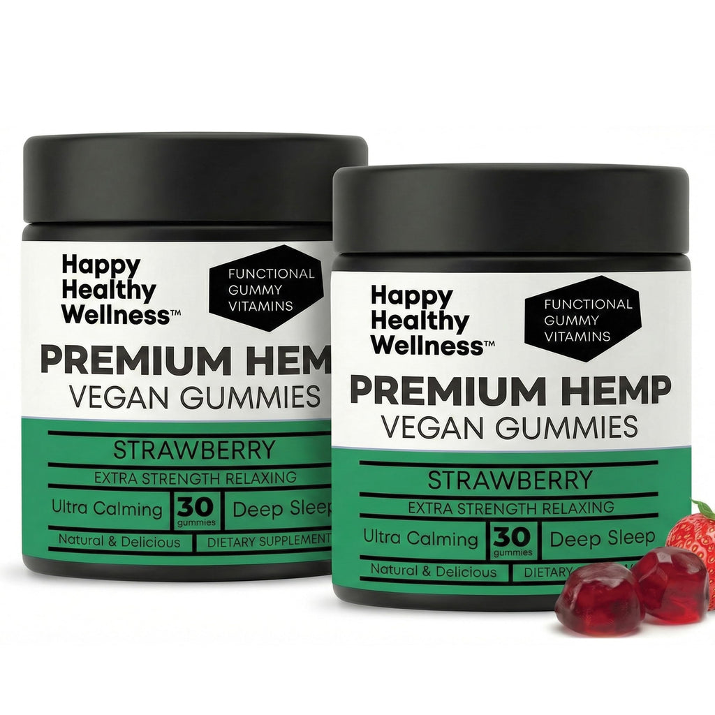 Strawberry Hemp Gummies 60 Count Z372849