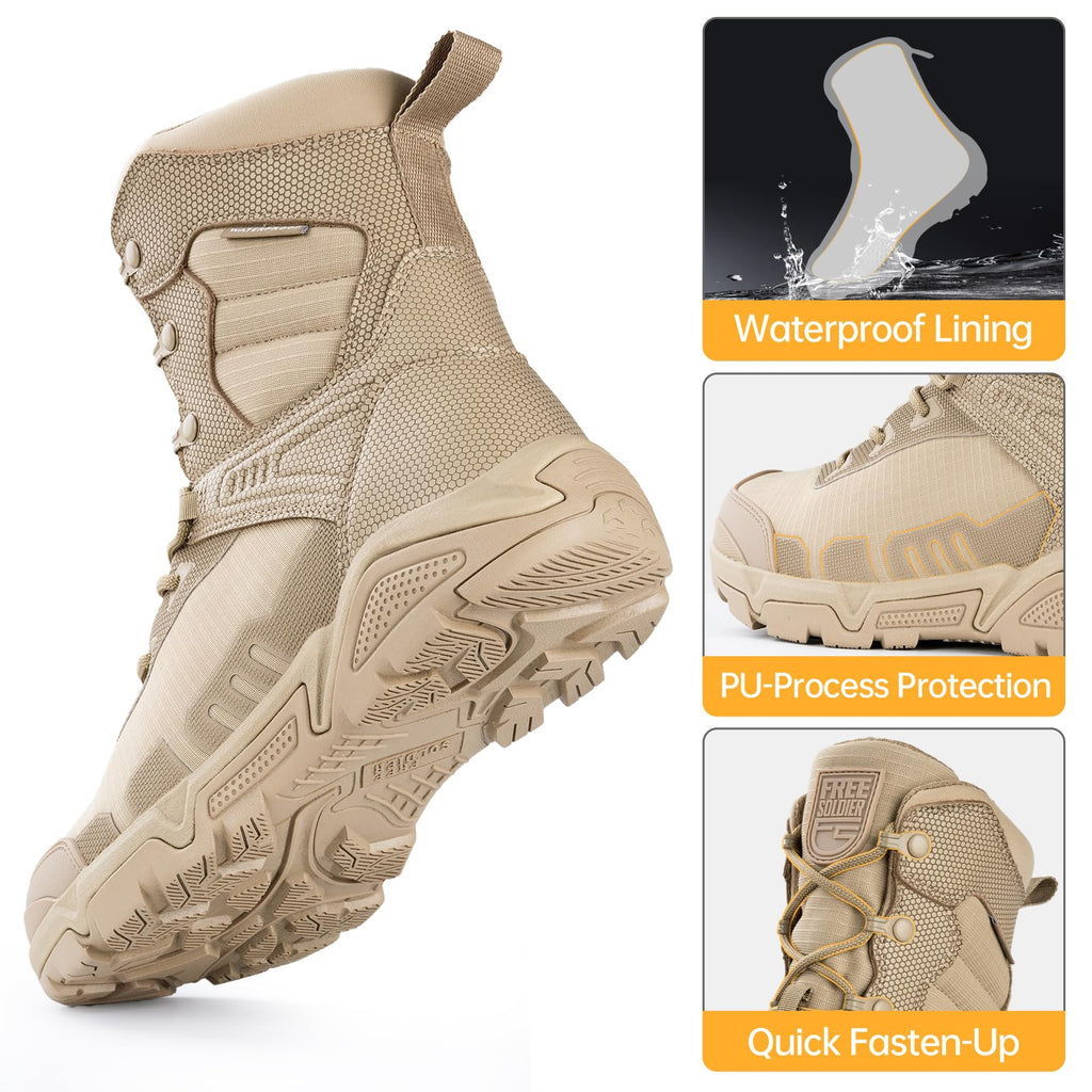 Men's Waterproof Tactical Work Boots G312001