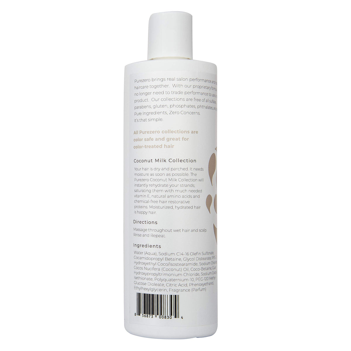 Coconut Milk Shampoo & Conditioner Set Vegan Sulfate Free Q319