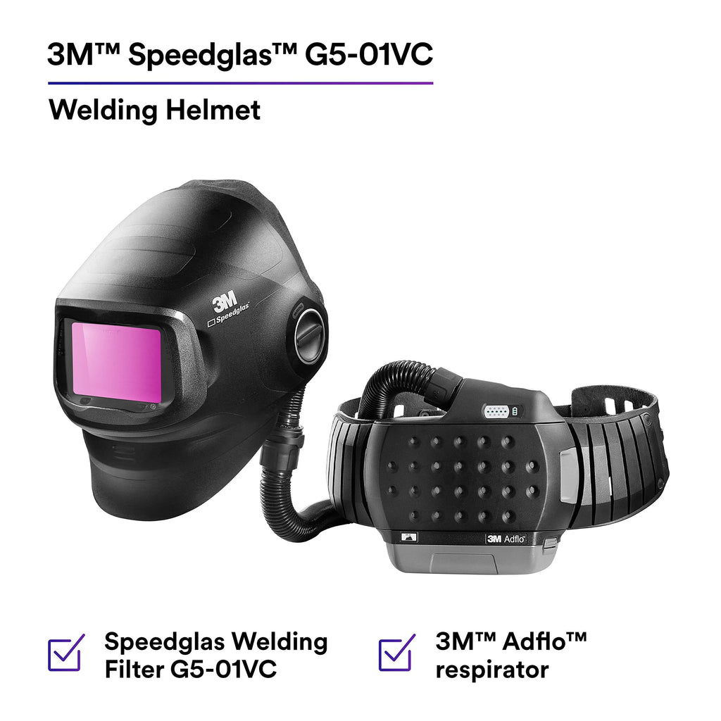 Heavy-Duty Welding Helmet with PAPR Assembly L2937