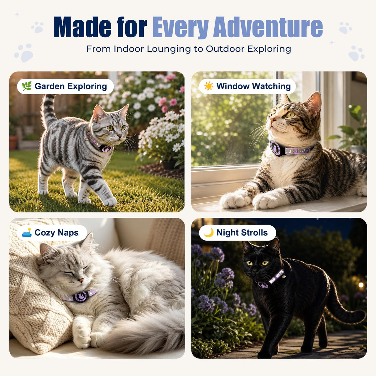Cat Collar with Waterproof Holder F533892