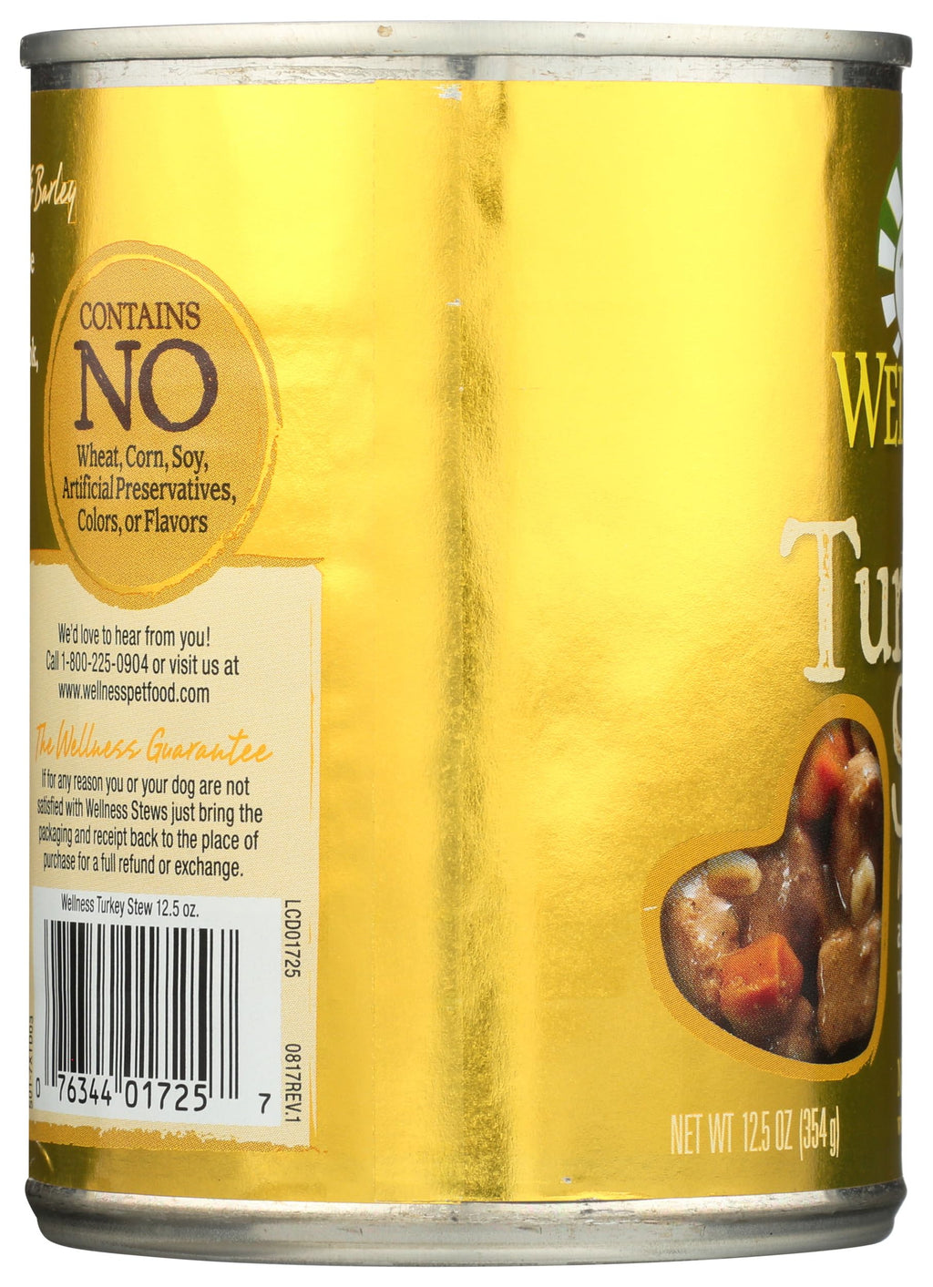 Grain Free Turkey Stew Wet Canned Dog Food 12.5 oz R716