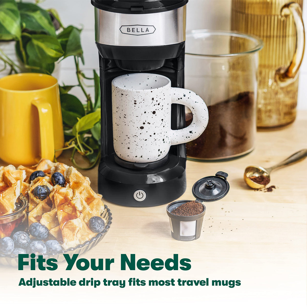 Black Single Serve Coffee Maker O68030
