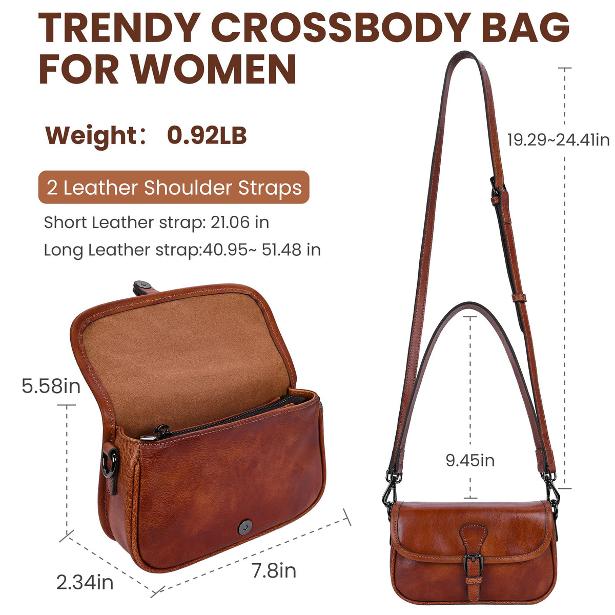 Leather Small Crossbody Bag A698133