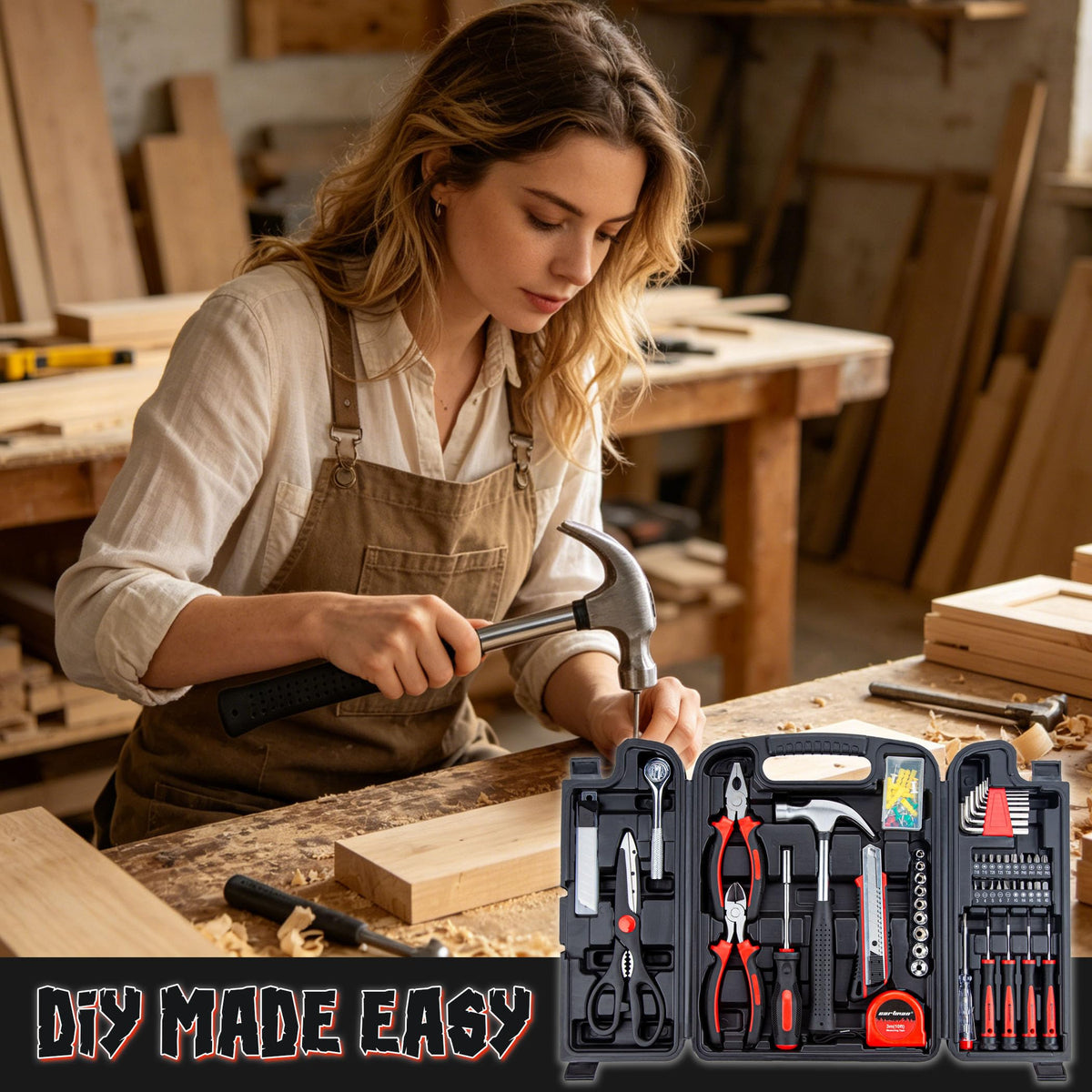 140-Piece Household Tool Kit O26138
