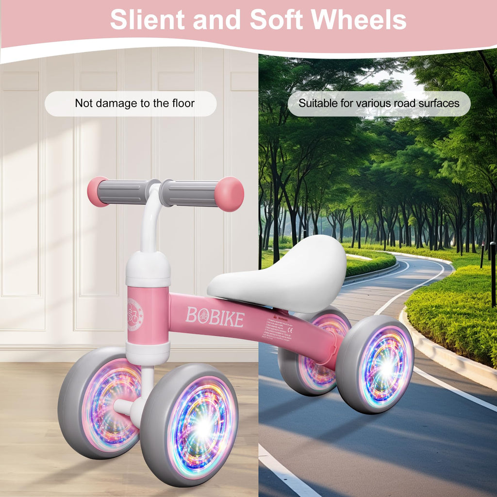 Baby Balance Bike 4 Wheels No Pedal J3742