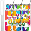 6 Packs 20 oz Bingo Tumbler Cups W31225