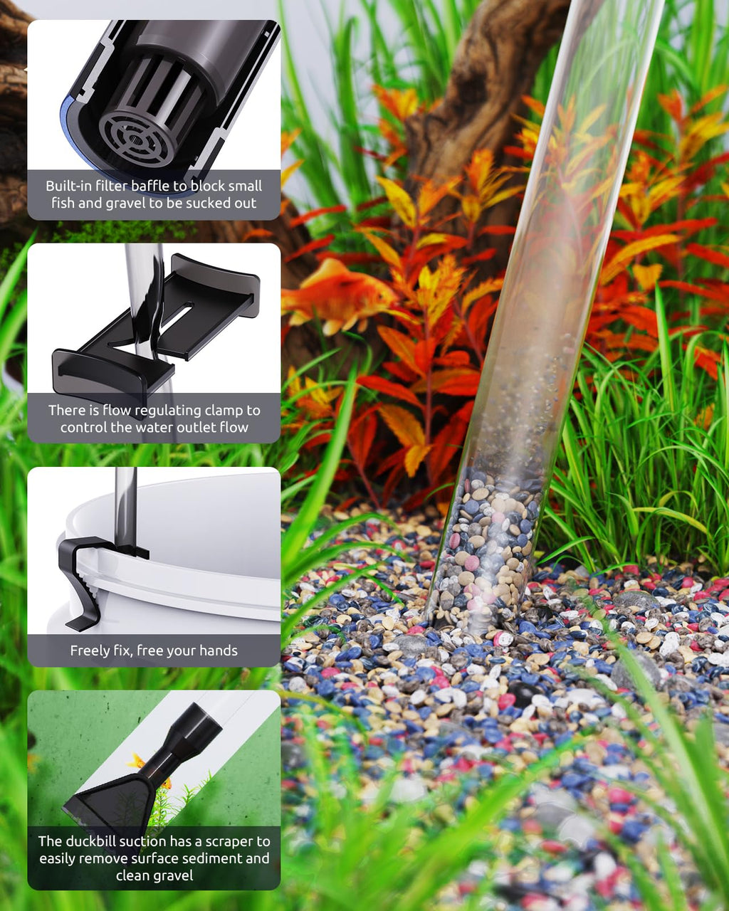 Aquarium Siphon Vacuum Cleaning Kit S897