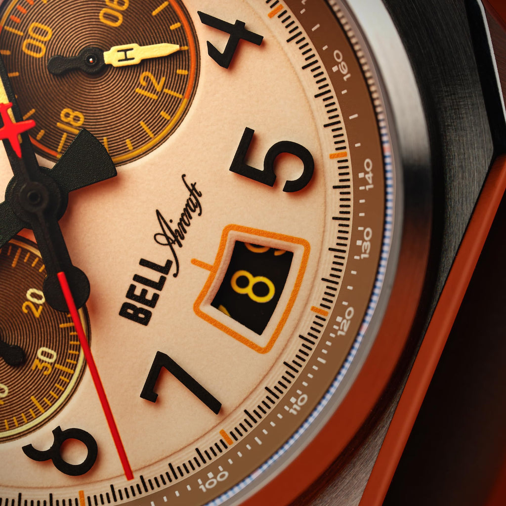 41mm Chronograph Watch with Leather Strap N591585
