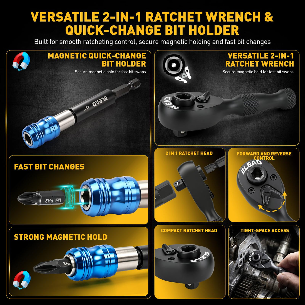 148-Piece SAE/Metric Mechanics Tool Set S1020