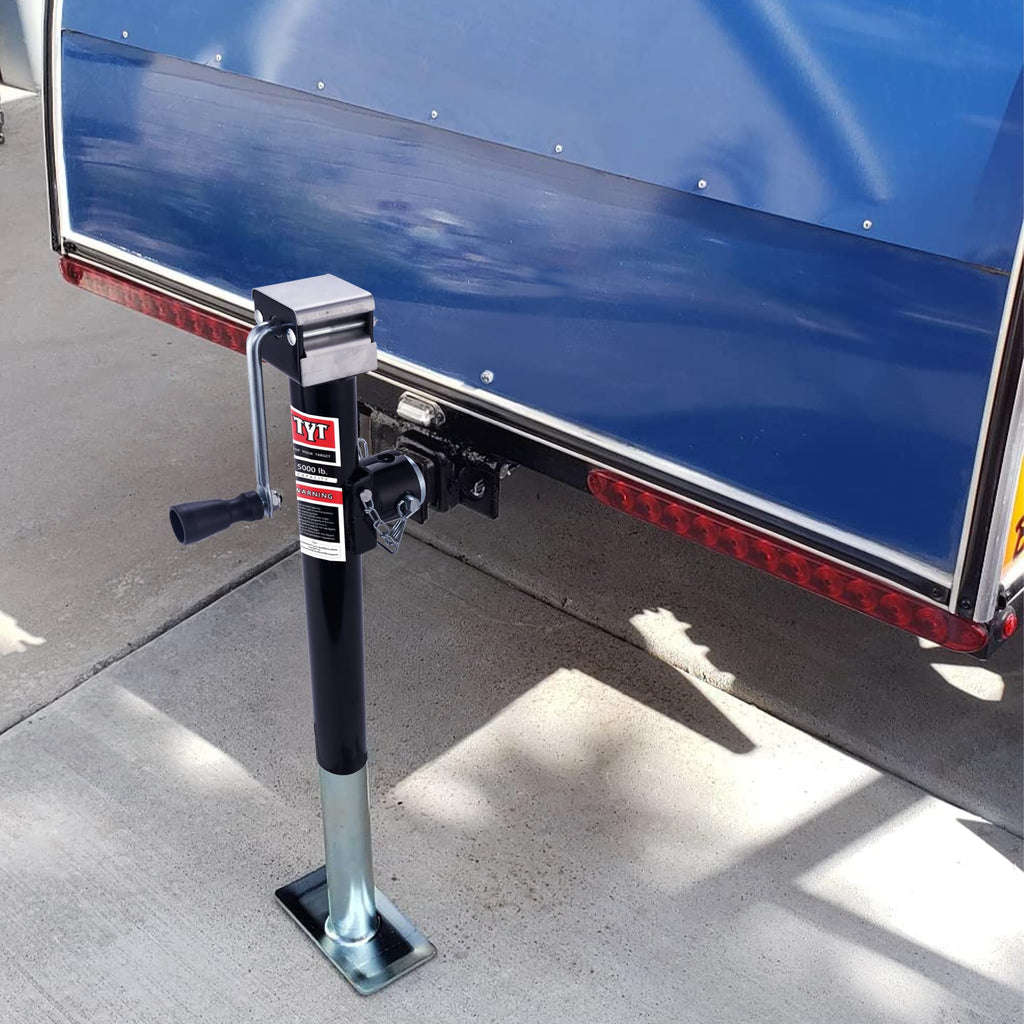 5000lbs Weld On Swivel Trailer Jack, 15" Vertical Travel E762