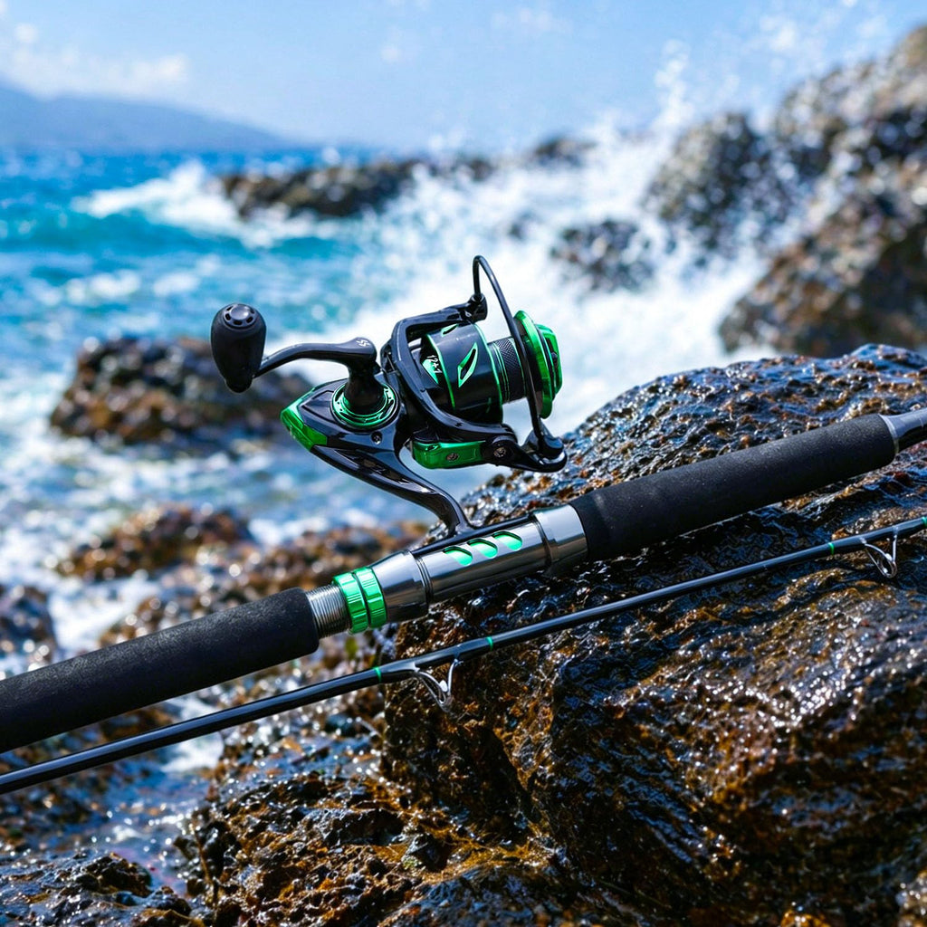 7ft MH 2-Piece Spinning Rod and 4000 Reel T78013