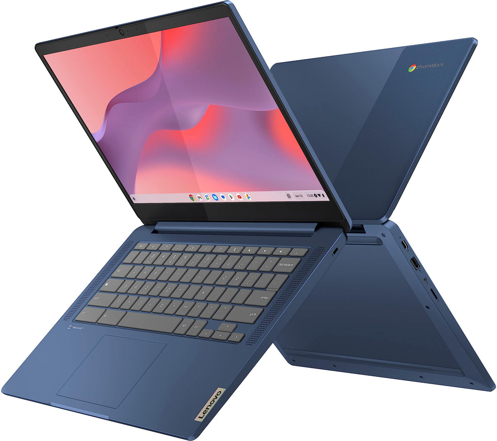 14'' FHD Touchscreen Slim Light Laptop Computer, 4GB RAM, 64GB eMMC, Chrome OS, Abyss Blue H4094