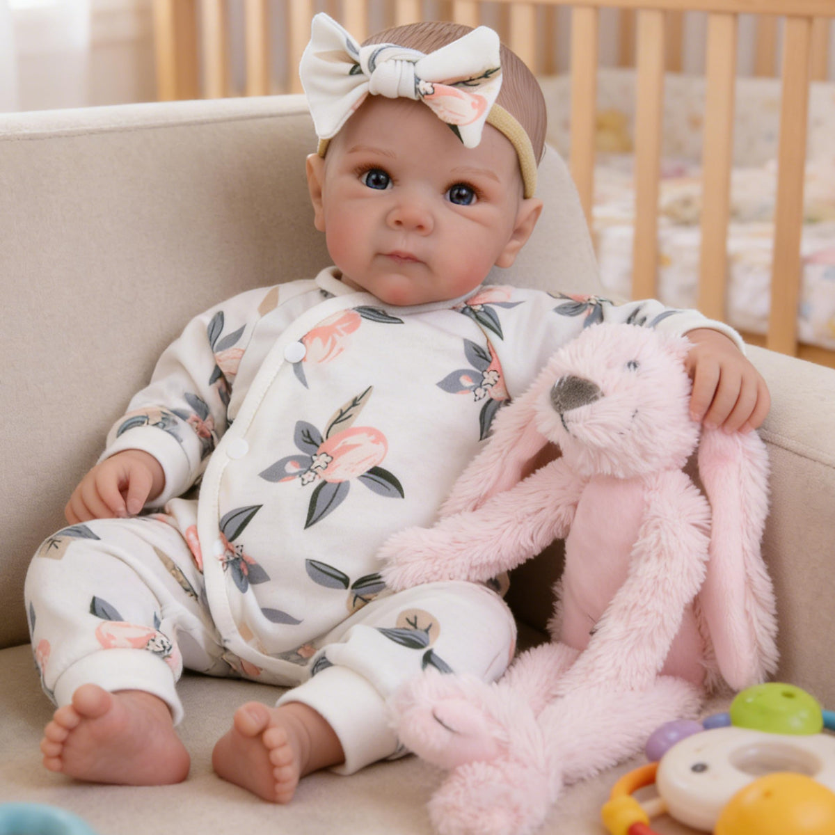 20 Inch Lifelike Reborn Baby Dolls Girl with Poseable Body D58191