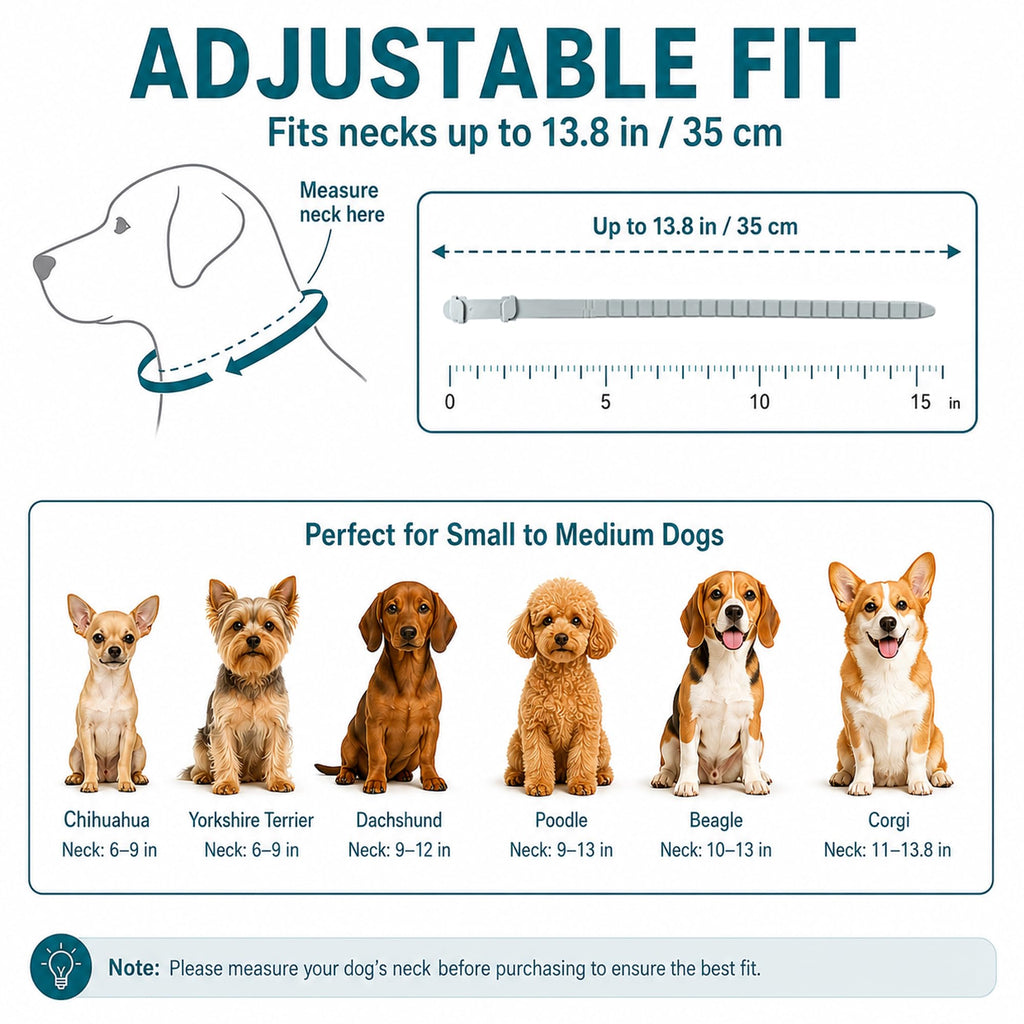 Flea and Tick Collar for Dogs, 4 Pack, Small Dogs Under 18 lbs G22063