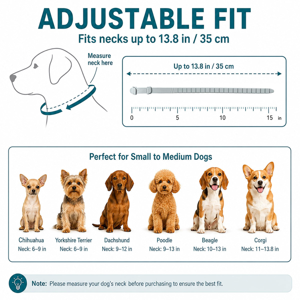 Flea and Tick Collar for Dogs, 4 Pack, Small Dogs Under 18 lbs G22063