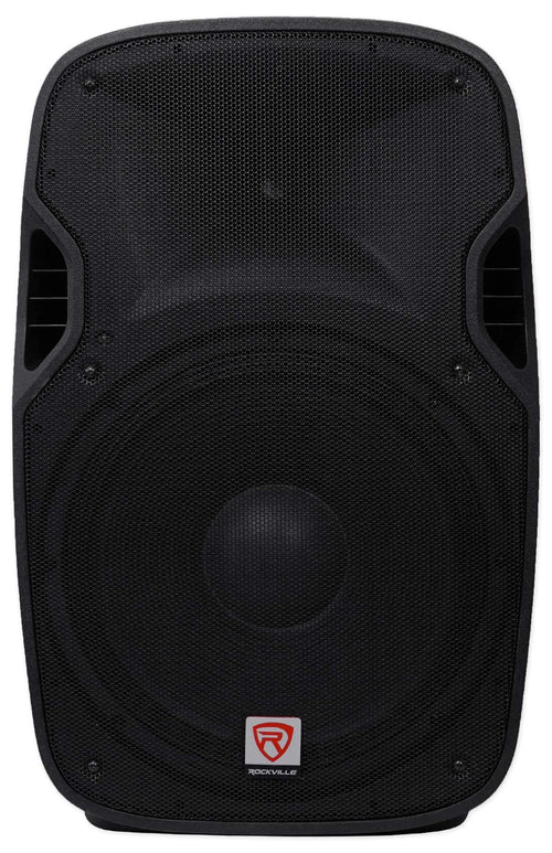 15" Passive 1600W DJ PA Speakers with Tripod Stands and Cables K8783