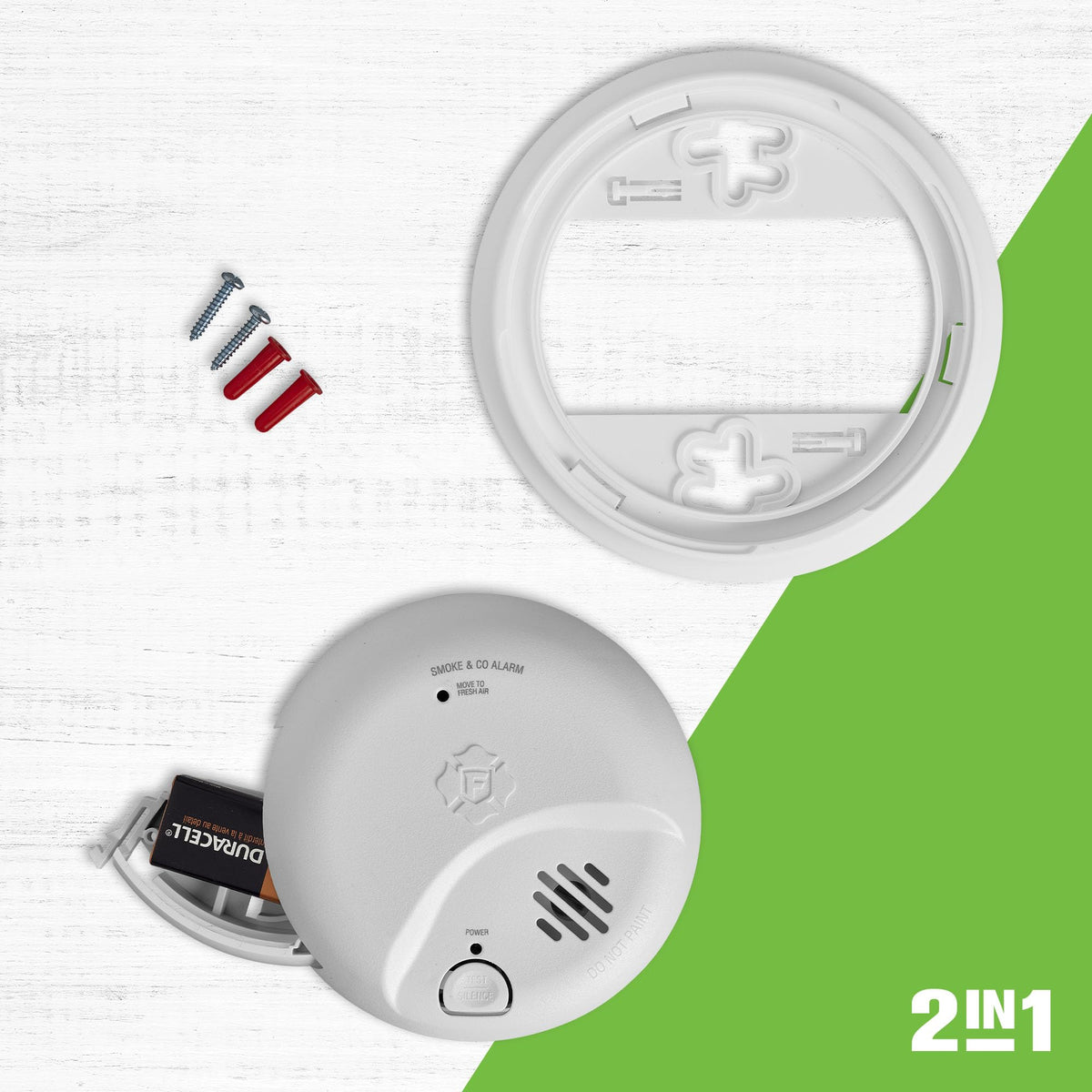 Battery Combination Smoke & Carbon Monoxide Alarm O595