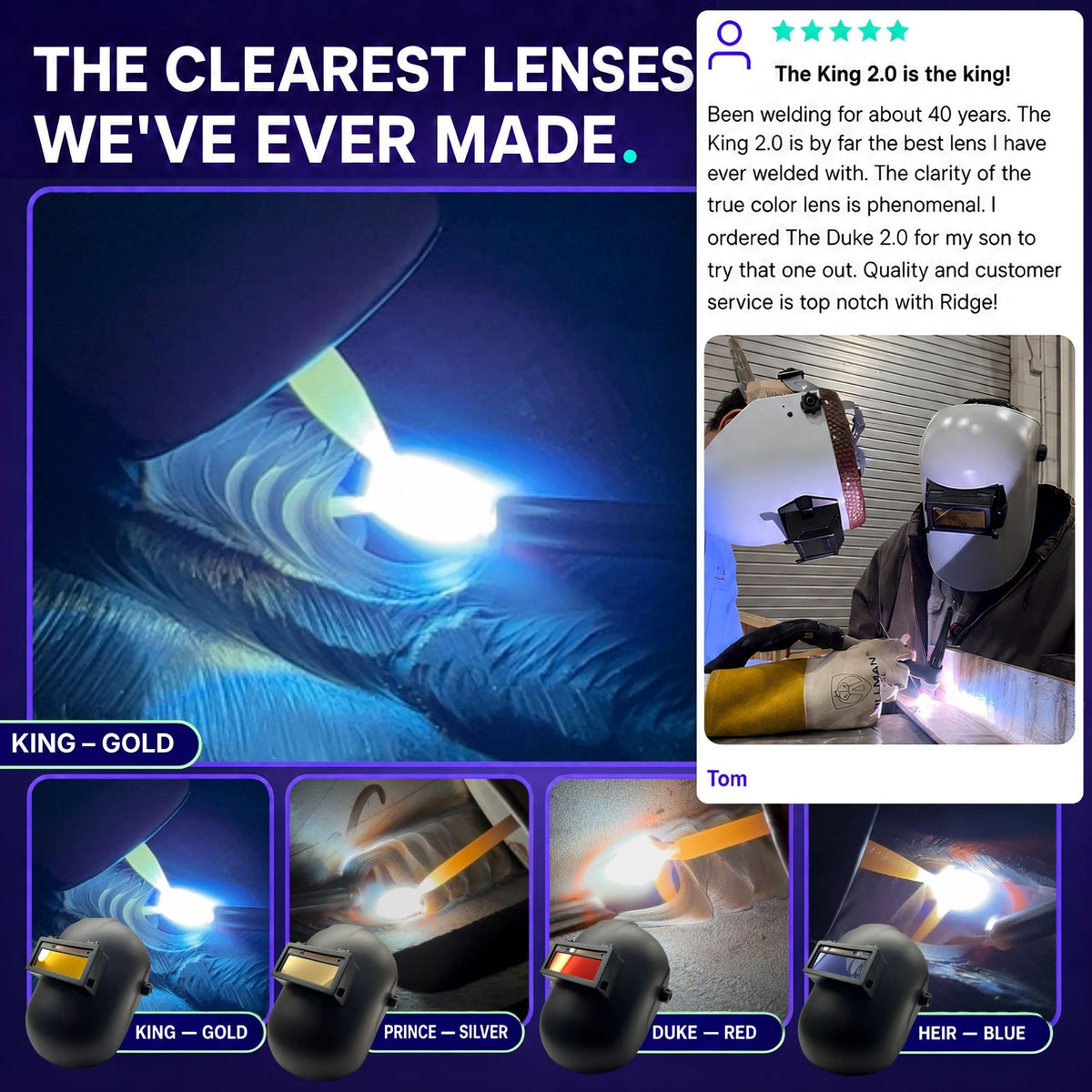 Adjustable Gold Automatic Lens E627