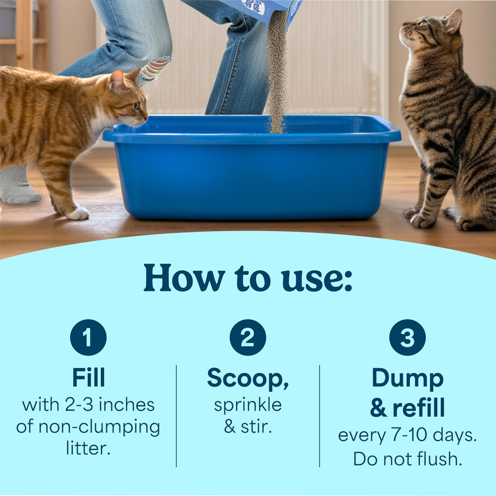 Non-Clumping Cat Litter with Odor Control, 35 lb. Bag U63141