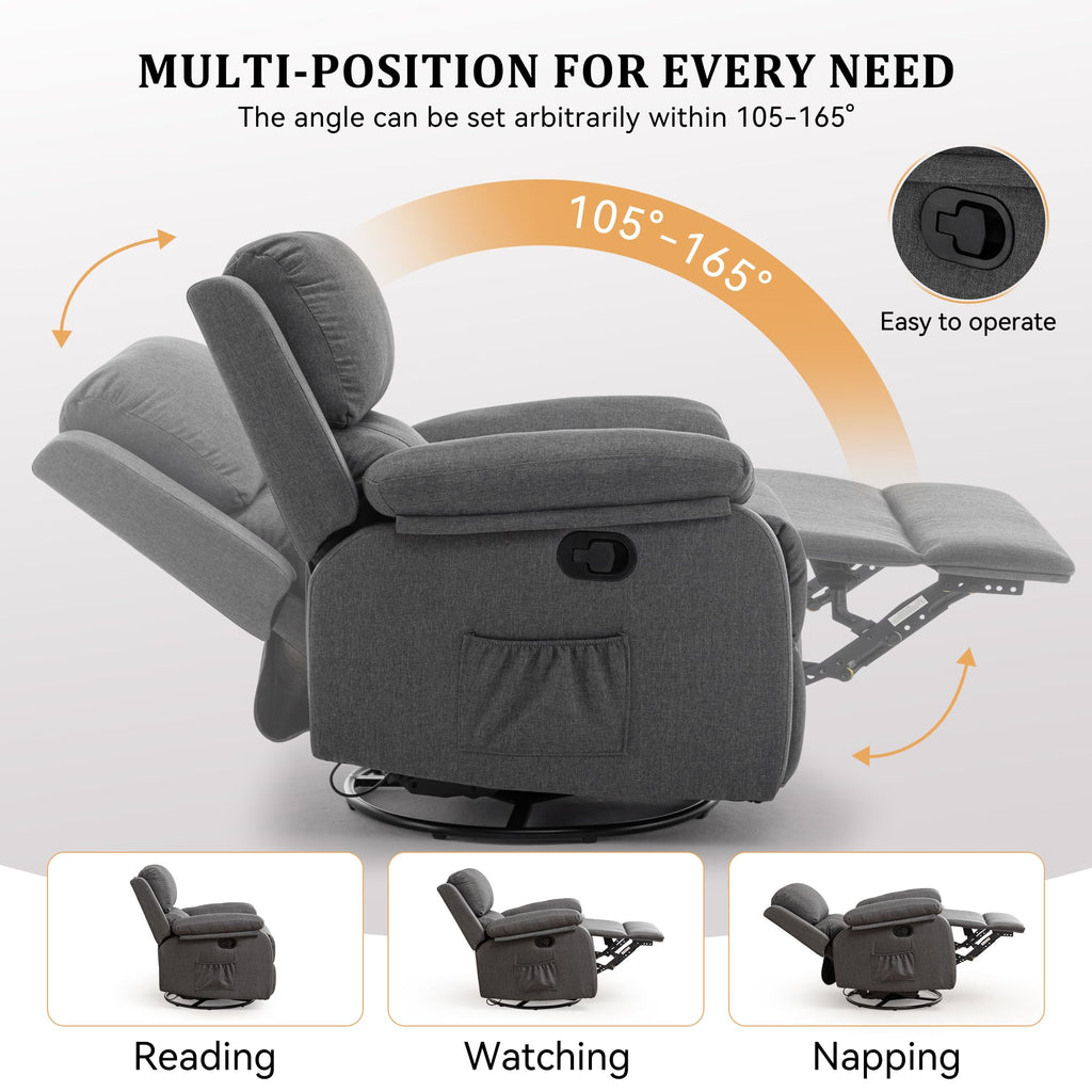 360 Swivel Rocker Recliner Chair F3225