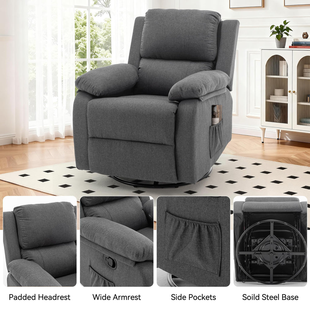 360 Swivel Rocker Recliner Chair F3225
