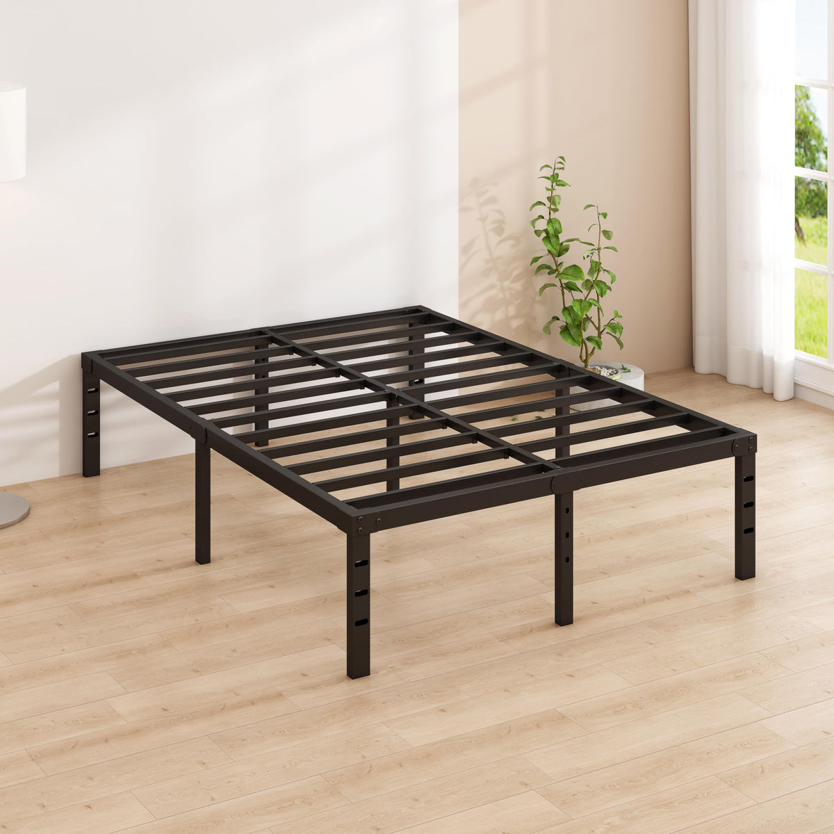 Queen Size 18 Inch Metal Bed Frame D1134