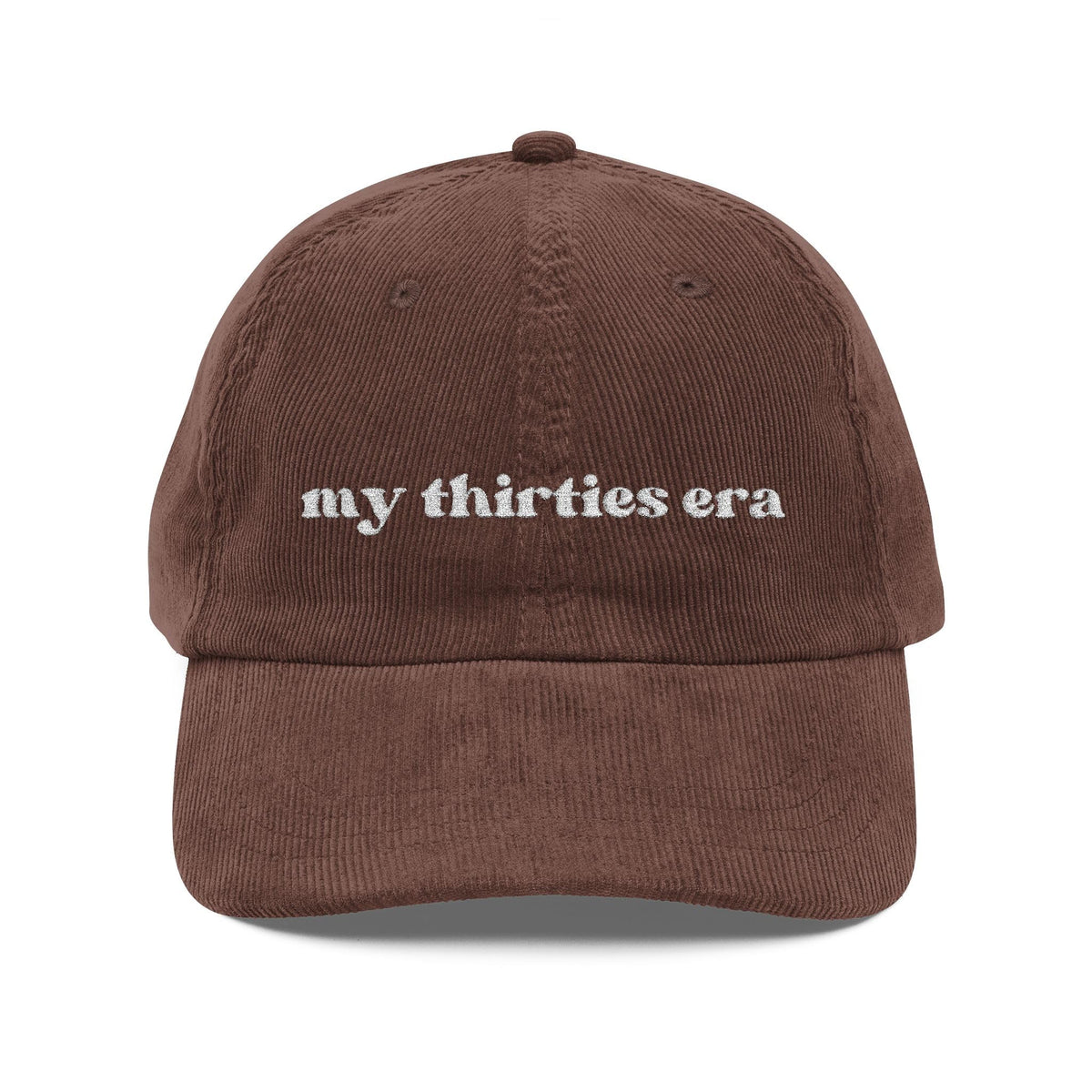 Embroidered Corduroy Hat D391156