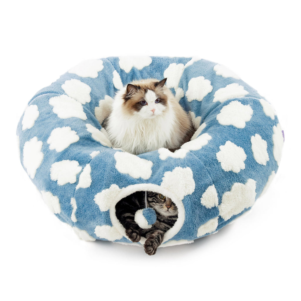 Jacquard Cat Tunnel Bed K6170