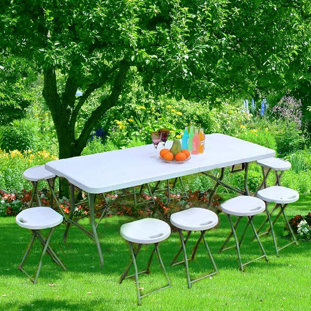 White Folding Table N72484
