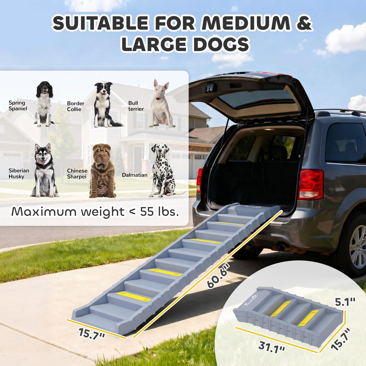 Foldable Dog Ramp L7252
