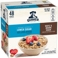 Instant Oatmeal Lower Sugar Maple Brown Sugar 1.19 Ounce Pack of 48 R765155