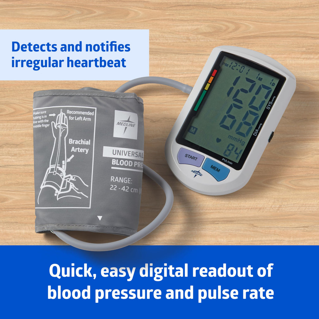 Automatic Blood Pressure Monitor with Universal Upper Arm Cuff and Carrying Case M509351