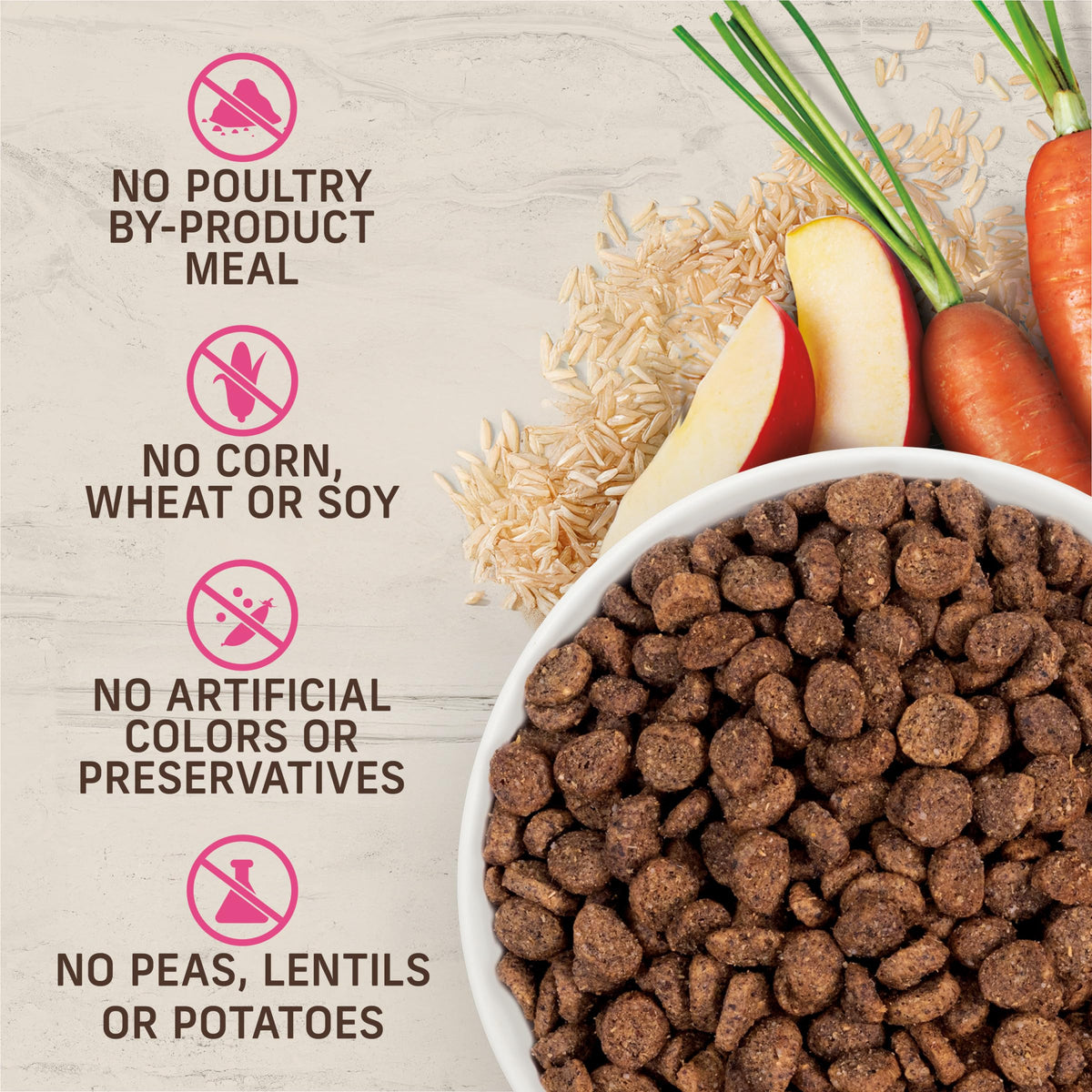 Dry Dog Food for Small Dogs 4 lb Bag B430753