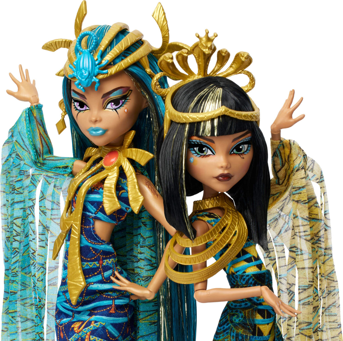 Fashion Doll Set 2-Pack with Golden Accessories & Clothes U71556