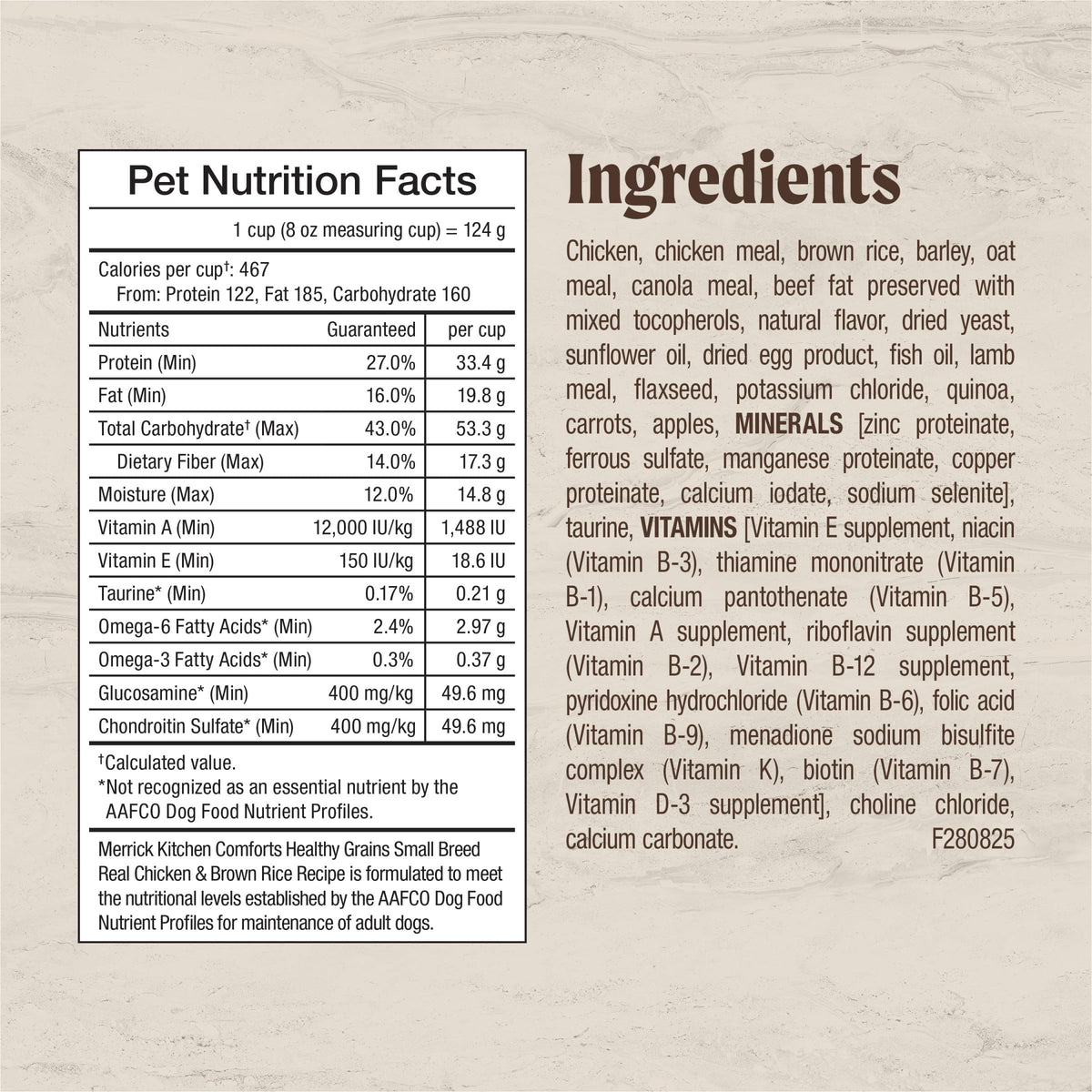 Dry Dog Food for Small Dogs 4 lb Bag B430753