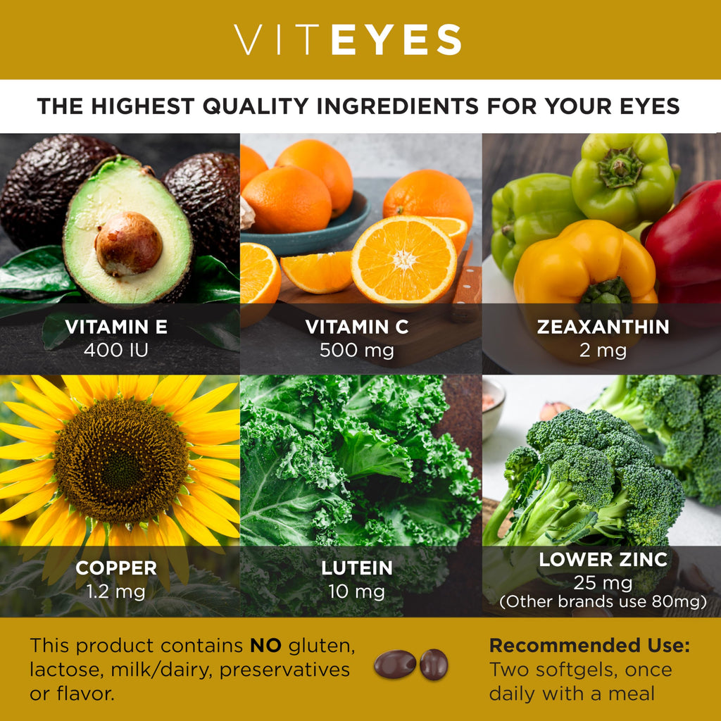60 Softgels Eye Health Vitamins G7580
