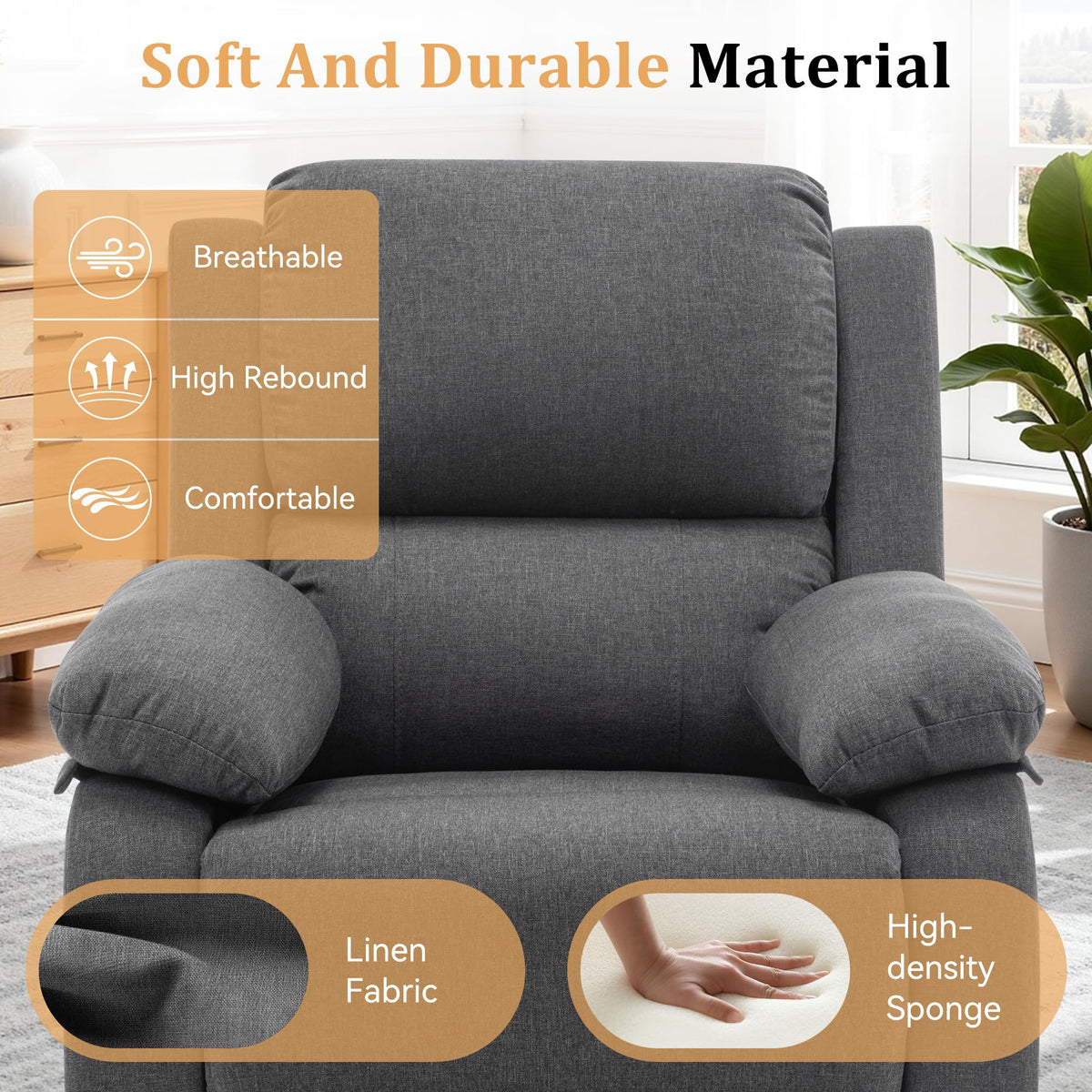 360 Swivel Rocker Recliner Chair F3225