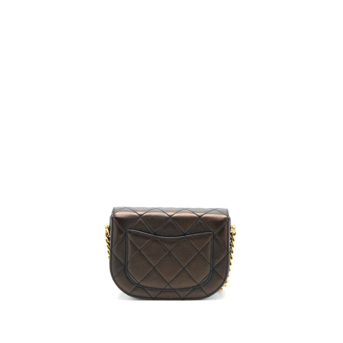 21S MOON MESSENGER BAG CALFSKIN BLACK GHW